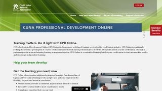 
                            8. CPD Online | Home | CUNA