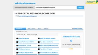 
                            6. cpd-portal.megaworldcorp.com at Website Informer. Visit Cpd ...