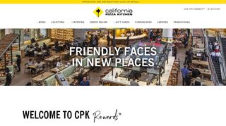 
                            4. CPK Rewards Program - California Pizza Kitchen
