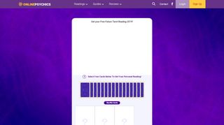 
                            9. CPL Keen Free Tarot Reading - onlinepsychics.com