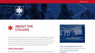 
                            6. cpns.ca - Homepage - College of Paramedics of Nova Scotia