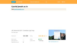 
                            8. Cportal.jeeadv.ac.in: JEE (Advanced) 2019 - Candidate ...