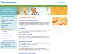 
                            3. CPP National - Provider Information Table of ... - Kaiser Permanente