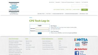 
                            3. CPS Tech Log-In | National CPS Certification