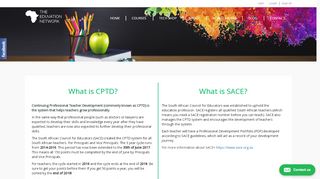 
                            8. CPTD / SACE – The Eduvation Network