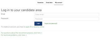 
                            3. CPVO - Log in to your candidate area