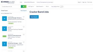 
                            8. Cracker Barrel Jobs - Apply Now | CareerBuilder