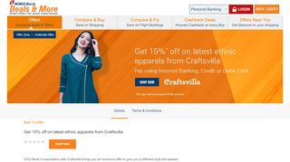 
                            7. Craftsvilla Offer | ICICI Bank