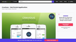 
                            2. Cravious - Job Portal Application by KL-Webmedia on Envato Elements