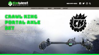 
                            6. Crawl King Portal Axle Set | EmWest - EmWest Powertrain