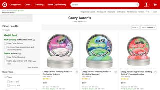 
                            4. Crazy Aaron's : Target