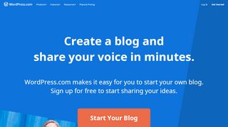 
                            8. Create a Blog with WordPress.com