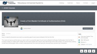 
                            8. Create a FAA Blanket Certificate of Authorization (COA) - Macatawa ...