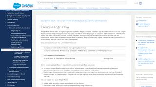 
                            4. Create a Login Flow - Salesforce Help
