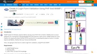 
                            7. Create A Login Form Validation Using PHP And WAMP / XAMPP