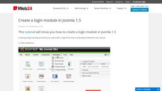 
                            4. Create a login module in Joomla 1.5 - Web24