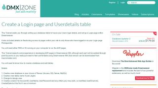 
                            4. Create a Login page and Userdetails table - Articles ...