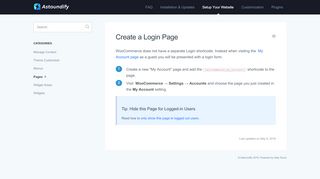 
                            9. Create a Login Page - Jobify Theme Documentation