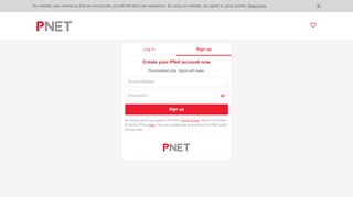 
                            2. Create a new account to boost your job search and use ... - PNet