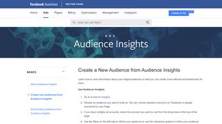 
                            4. Create a New Audience from Audience Insights | Facebook ...
