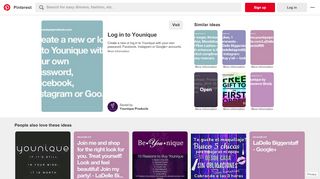 
                            8. Create a new or log in to Younique with your own password ... - Pinterest