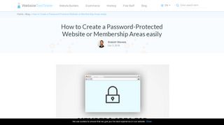 
                            9. Create a Password-Protected Website or Membership Areas