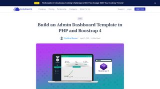 
                            1. Create a PHP Admin Dashboard Template With Bootstrap 4