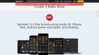 
                            3. Create a Radio Show | Spreaker