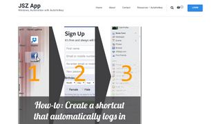 
                            4. Create a shortcut that automatically logs in to any website