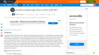 
                            5. Create a simple login form in MVC ASP.NET - c-sharpcorner.com