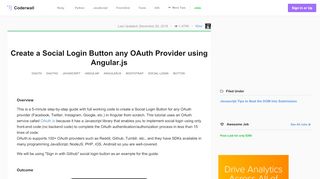 
                            8. Create a Social Login Button any OAuth Provider using Angular.js