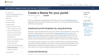 
                            2. Create a theme for your portal in Dynamics 365 for Customer ...