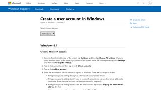 
                            1. Create a user account in Windows - Windows Help