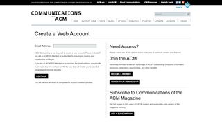 
                            6. Create a Web Account | Communications of the ACM