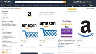 
                            2. create account - Amazon.com