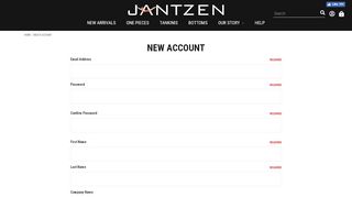
                            2. Create Account - JANTZEN