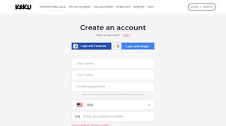 
                            4. Create Account | KeKu