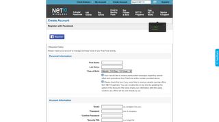 
                            2. Create Account! - NET10 Wireless