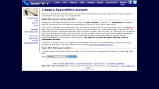 
                            7. Create account - SpeechWire Tournament Services ...