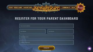 
                            6. Create Account | The Aetherlight