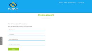 
                            7. Create account - uvapoint