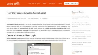 
                            4. Create Alexa Account Using Amazon Alexa Login …