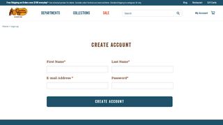 
                            1. Create an account for easy checkout on ... - …