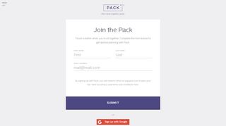 
                            7. Create an Account for Pack Travel Planner - …