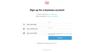 
                            1. Create an Account in Joomag