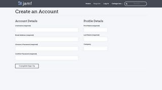 
                            9. Create an Account – Jamf Marketplace