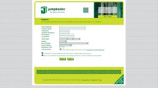 
                            4. create an account - Jumpbooks - the digital alternative