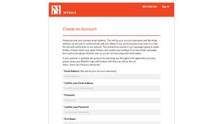 
                            2. Create an Account - MySACI