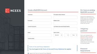 
                            1. Create an account · NCEES Member Boards and Volunteers