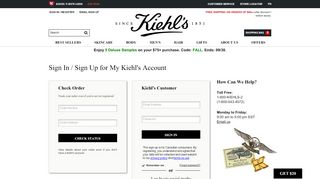 
                            1. Create an Account - Sign Up for My Kiehl's Account - Kiehl's